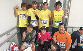 仲村さんが所属するマラソンチーム